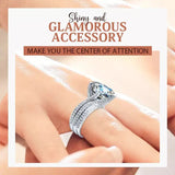 5 CARAT SUPER SPARKLING MOISSANITE RING