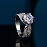 5 CARAT SUPER SPARKLING MOISSANITE RING