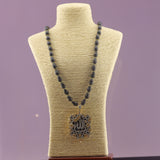 Onyx Calligraphy Pendant