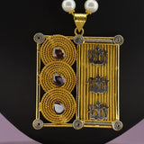 Calligraphy Allah Pendant
