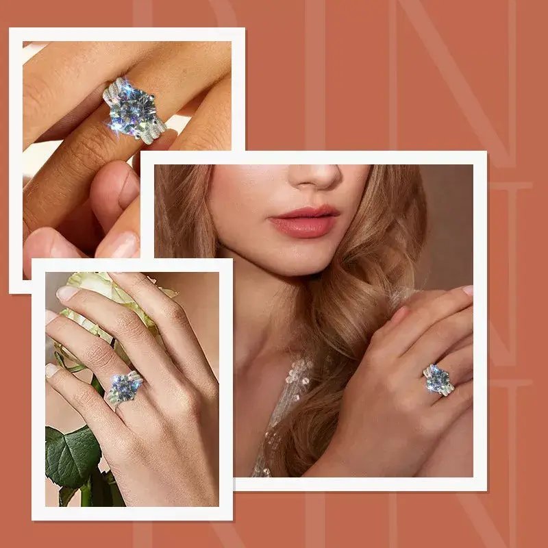 5 CARAT SUPER SPARKLING MOISSANITE RING