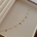 7 COLOUR GEM BRACELET