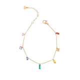 7 COLOUR GEM BRACELET