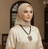 Onyx Calligraphy Pendant