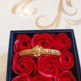 Gold Leaf Bangle